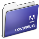 Adobe Contribute 5 Folder Icon 128x128 png